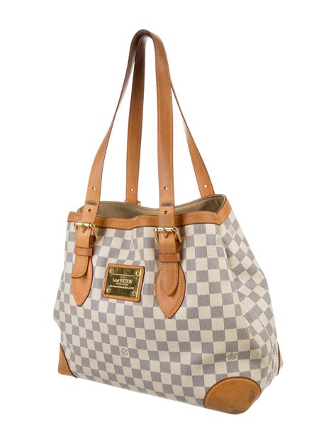 louis vuitton damier azur canvas hampstead mm|authentic louis vuitton damier azur.